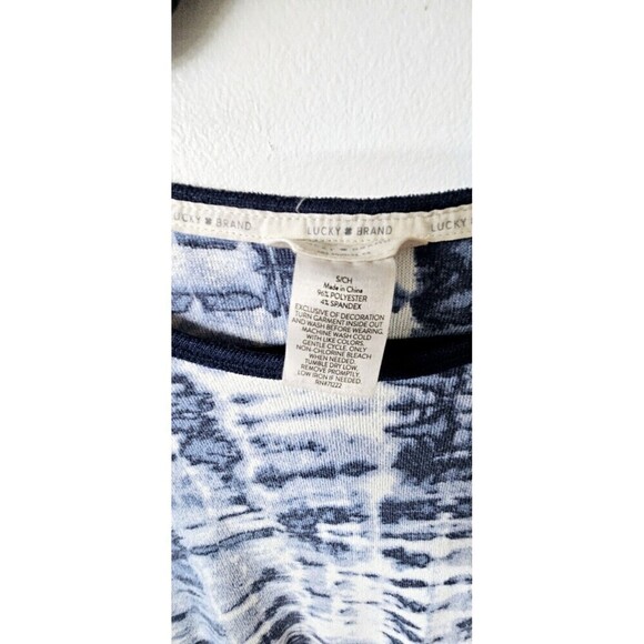 LUCKY BRAND 2 Piece Soft Short Sleeve Long Pants Women Pajama Set (S) - Picture 3 of 6